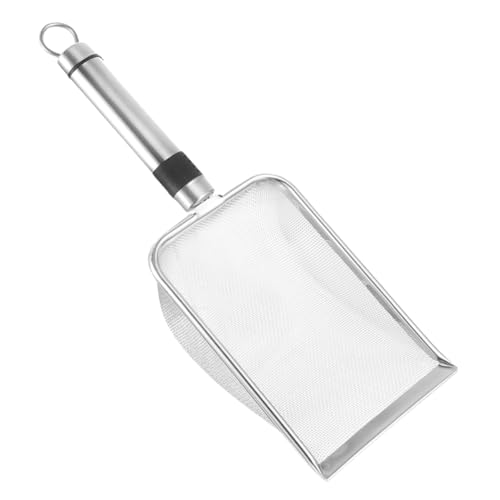 ORFOFE Schaufel Haustierstreu Katzenstreu Schaufel Edelstahl Katzenstreu Metallkatze Scoop Schaufel Netzschaufel mit Langem Griff für alle Katzenstreu ORFOFE Schaufel Haustierstreu Katzenstreu Schaufel Edelstahl Katzenstreu Metallkatze Scoop Schaufel Netzschaufel mit Langem Griff für alle Katzenstreu von ORFOFE