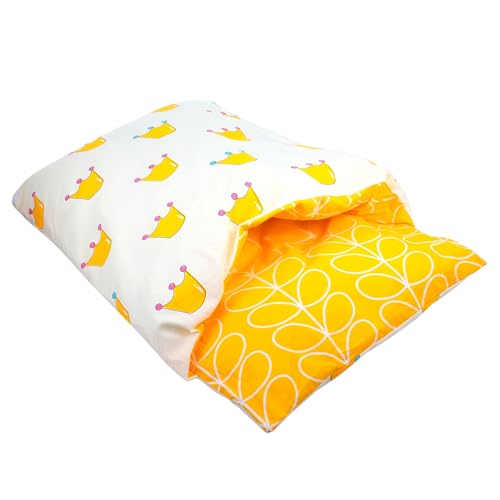 ORFOFE Warmer gemütlicher -Schlafsack für Kätzchen und Katzen bequemes Nest gelbes Kronenmuster ORFOFE Warmer gemütlicher -Schlafsack für Kätzchen und Katzen bequemes Nest gelbes Kronenmuster von ORFOFE