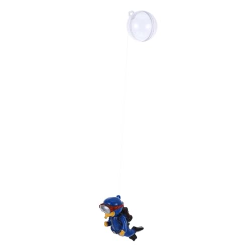 ORFOFE Schwimmender PVC Taucher Aquarium Deko Kleiner Taucher mit Lebensechten Details Einfache Reinigung Attraktive Schwimmende Dekoration für Fischbecken Kreative Ornamente für von ORFOFE