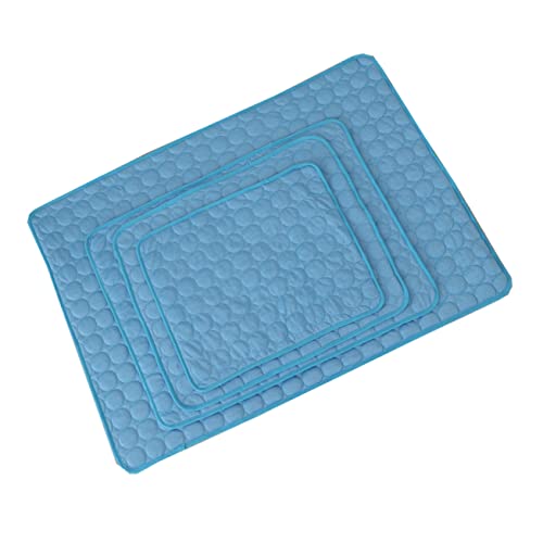 ORFOFE Pet Pad Sommermatte Hundekühlbett Haustiermatte Haustierzubehör Zubehör Hundebett Sommerkühlung Blau L ORFOFE Pet Pad Sommermatte Hundekühlbett Haustiermatte Haustierzubehör Zubehör Hundebett Sommerkühlung Blau L von ORFOFE