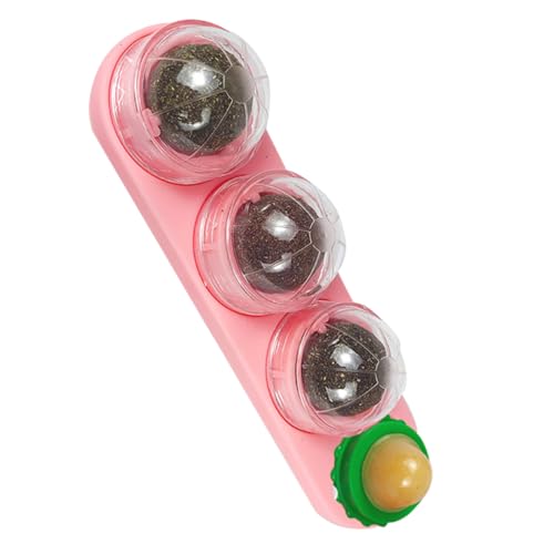 ORFOFE Bälle Spielzeug 4er Pack Natürliche Katzenminze Bälle für Katzen Kätzchen Kauspielzeug Haustier Gesundheitsspielzeug Rosa ORFOFE Bälle Spielzeug 4er Pack Natürliche Katzenminze Bälle für Katzen Kätzchen Kauspielzeug Haustier Gesundheitsspielzeug Rosa von ORFOFE