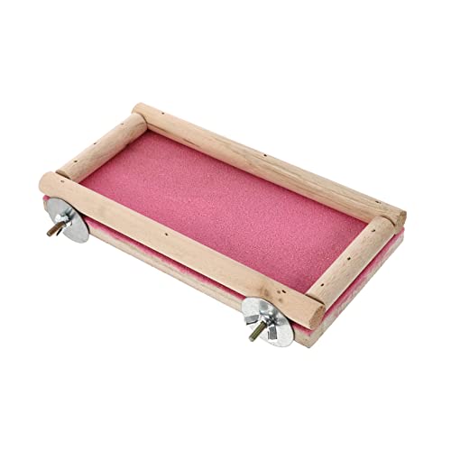 ORFOFE Grobes Klauenbrett für Papageien Vogel-Springbrett Eichhörnchen-Spielzeug Vogelspielzeug Holzmaterial Vogelspielzeug ORFOFE Grobes Klauenbrett für Papageien Vogel-Springbrett Eichhörnchen-Spielzeug Vogelspielzeug Holzmaterial Vogelspielzeug von ORFOFE