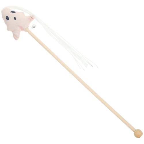 ORFOFE Katzen-Teasing-Stick-Spielzeug Interaktives Halloween-katzenspielzeug Weicher Pelziger Teaser Weißer Geister-Katzen-Teaser ORFOFE Katzen-Teasing-Stick-Spielzeug Interaktives Halloween-katzenspielzeug Weicher Pelziger Teaser Weißer Geister-Katzen-Teaser von ORFOFE
