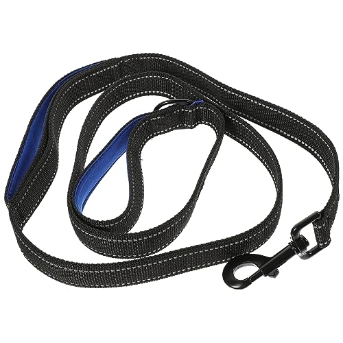 ORFOFE Hundeleine Für Große Und Mittelgroße Hunde Komfortable Doppelte Griffe Strapazierfähiges Design Spazieren Joggen Und Wandern Drehbarem Karabiner von ORFOFE