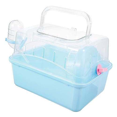 ORFOFE Tragbare Hamster Transportbox Mit - Atmungsaktiver Und Transparenter Käfig Für Kleintiere Für Ausflüge Und Outdoor-aktivitäten von ORFOFE