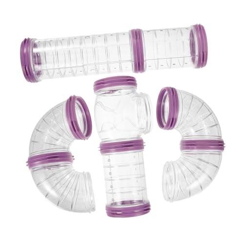 ORFOFE Transparentes Hamster röhrenset aus Robustem Kunststoff DIY verbindungstunnel für Kleintierkäfige Erweiterbar für Hamster Meerschweinchen Eichhörnchen und Igel Einfach zu ORFOFE Transparentes Hamster röhrenset aus Robustem Kunststoff DIY verbindungstunnel für Kleintierkäfige Erweiterbar für Hamster Meerschweinchen Eichhörnchen und Igel Einfach zu von ORFOFE