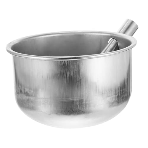 ORFOFE Trinkbrunnen für Schweine auf dem Bauernhof automatischer Wasserspender runde Form Wassernapf für Schweine hygienisches Design aus rostfreiem Stahl von ORFOFE