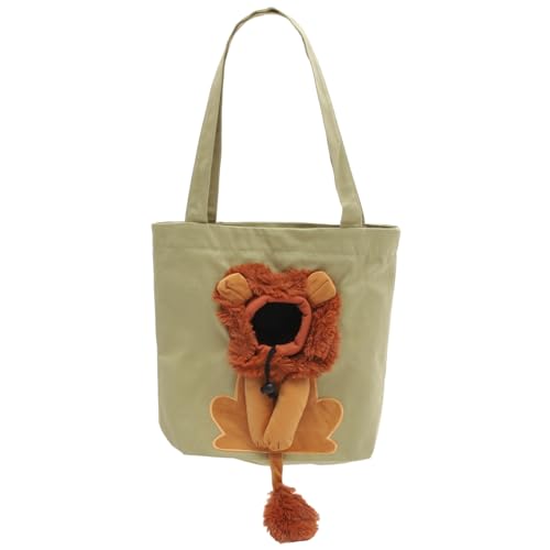 ORFOFE Canvas-Tragetasche für Katzen und Hunde mit Löwenmuster tragbarer Haustier-Rucksack für den Außenbereich ORFOFE Canvas-Tragetasche für Katzen und Hunde mit Löwenmuster tragbarer Haustier-Rucksack für den Außenbereich von ORFOFE