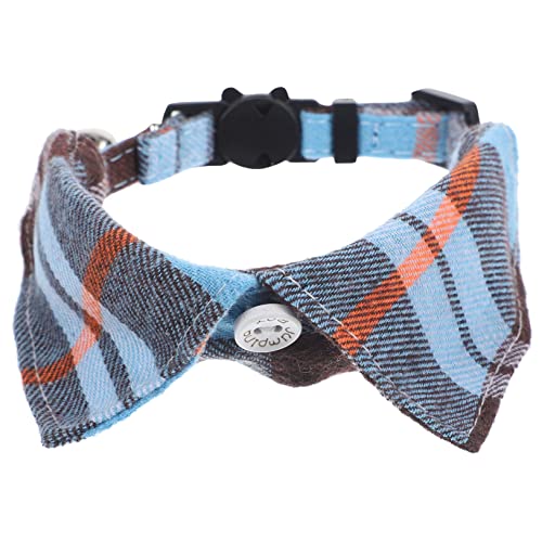 ORFOFE Niedliche Katzenhalsbänder verstellbares Haustierhalsband Glocken-Karos-Design für Hauskatzen ORFOFE Niedliche Katzenhalsbänder verstellbares Haustierhalsband Glocken-Karos-Design für Hauskatzen von ORFOFE