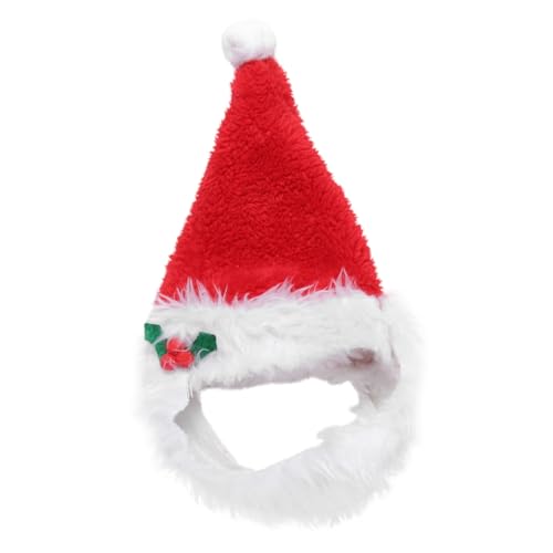 ORFOFE Verstellbares Weihnachts-Halsband für Kleine Hunde und Festliches Haustier Kostüm für Weihnachten Verstellbares Pet Head Wear Attraktives Partyaccessoire von ORFOFE
