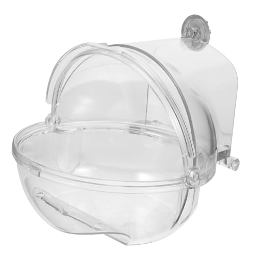 ORFOFE Innovative Papageienbadewanne Vogelkäfig-duschbox Box Papageienbadewanne Vogel Automatisches Bad Einfach Zu Bedienen von ORFOFE