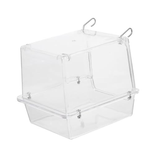 ORFOFE Papageien-duschbox Vogelbadewanne Aus Acryl Kein Auslaufen Papageien ORFOFE Papageien-duschbox Vogelbadewanne Aus Acryl Kein Auslaufen Papageien von ORFOFE