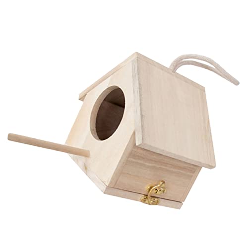 ORFOFE Vogelnistkasten Aus Holz Für Garten Vogelhaus Mit Kolibrischaukel Nistkasten Für Und Vögel Zum Nisten Und Ausruhen Und Langlebig von ORFOFE