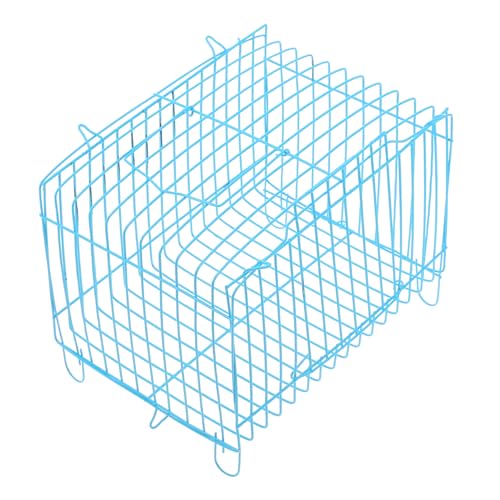 ORFOFE Tragbarer Vogelkäfig Für Kleine Vögel Transportabler Papageienkäfig Atmungsaktives Design Für Unterwegs Für Sittiche Und Nymphensittiche Blau von ORFOFE