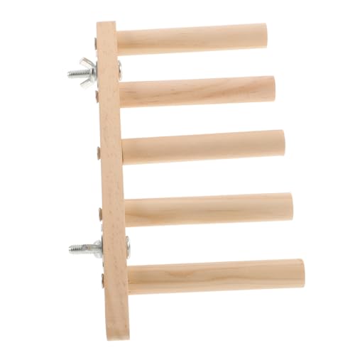 ORFOFE Vogelstand aus Holz mit Stufiger Kletterleiter für Papageien und Wellensittiche Langlebige Sitzstange zur Übung von Balance und Koordination Einfach zu Montieren Vielseitiges ORFOFE Vogelstand aus Holz mit Stufiger Kletterleiter für Papageien und Wellensittiche Langlebige Sitzstange zur Übung von Balance und Koordination Einfach zu Montieren Vielseitiges von ORFOFE