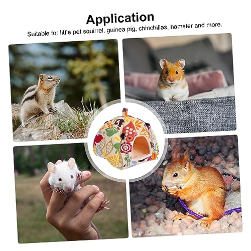 ORFOFE Warmer Hamsternest Höhle Kuschelbett Haustierhaus Mittelgroß Nest für Meerschweinchen Kleintiere Versteck Schlafplatz Komfortables Haustierzubehör ORFOFE Warmer Hamsternest Höhle Kuschelbett Haustierhaus Mittelgroß Nest für Meerschweinchen Kleintiere Versteck Schlafplatz Komfortables Haustierzubehör von ORFOFE