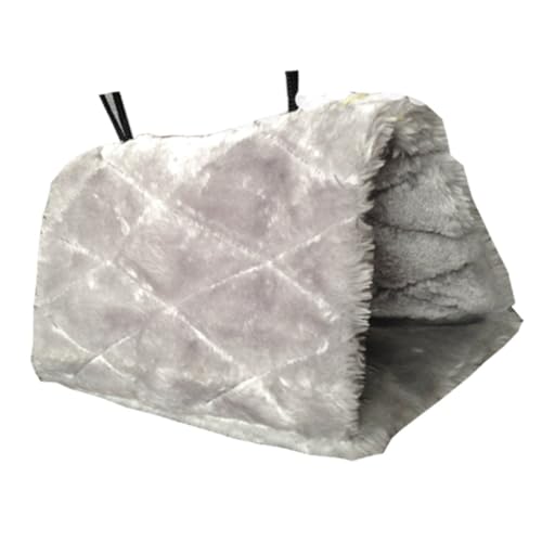 ORFOFE Warmes Plüsch tierhängematte Kuschelhöhle für Vögel Wärmeisolierend Tragbar mit Beidseitigen Haken als Vogelhaus und Kleintierhöhle für Winterkäfige ORFOFE Warmes Plüsch tierhängematte Kuschelhöhle für Vögel Wärmeisolierend Tragbar mit Beidseitigen Haken als Vogelhaus und Kleintierhöhle für Winterkäfige von ORFOFE