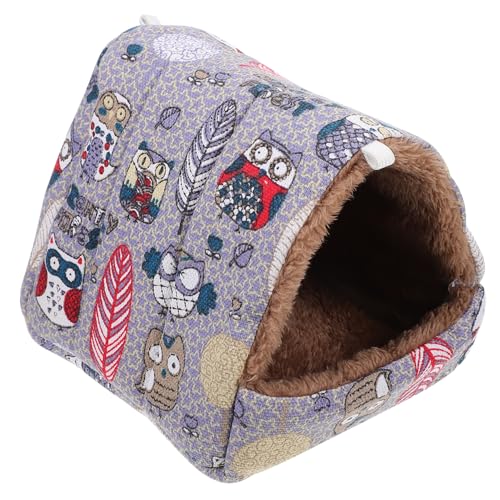 ORFOFE Warmes Schlafnest für Kleine Haustiere Gemütliches Hamster Kleintierbett Tragbares Nest mit Liebevollem Design für Kuschelige Behaglichkeit und Rückzugsort im Käfig ORFOFE Warmes Schlafnest für Kleine Haustiere Gemütliches Hamster Kleintierbett Tragbares Nest mit Liebevollem Design für Kuschelige Behaglichkeit und Rückzugsort im Käfig von ORFOFE