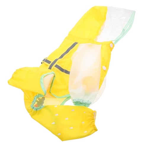 ORFOFE Wasserdichter Hunderegenmantel Vollständig Abdeckender Regenmantel für Kleine und Mittelgroße Hunde Atmungsaktiv Reflektierend Bequem und Langlebig für Regen Schneetage ORFOFE Wasserdichter Hunderegenmantel Vollständig Abdeckender Regenmantel für Kleine und Mittelgroße Hunde Atmungsaktiv Reflektierend Bequem und Langlebig für Regen Schneetage von ORFOFE