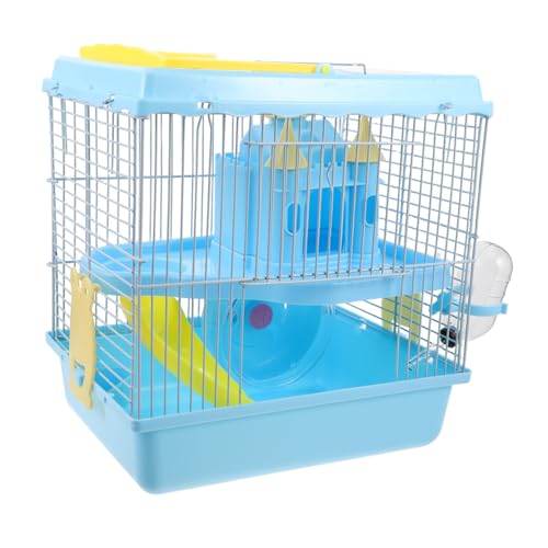 ORFOFE Zwerghamsterkäfig Schlossdesign mit Mehrschichtigem Lebensraum Rutsche Laufrad Integrierter Wasserflasche und Futternapf Tragbarer Kleintierkäfig für Meerschweinchen Rennmäuse und ORFOFE Zwerghamsterkäfig Schlossdesign mit Mehrschichtigem Lebensraum Rutsche Laufrad Integrierter Wasserflasche und Futternapf Tragbarer Kleintierkäfig für Meerschweinchen Rennmäuse und von ORFOFE