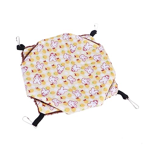 ORFOFE Warme Eichhörnchen-hängematte Für Haustiere Doppellagig Zum Aufhängen Bett Für Hamster Katzen Kleintiere Gelbes Häschen 35 X 35 ORFOFE Warme Eichhörnchen-hängematte Für Haustiere Doppellagig Zum Aufhängen Bett Für Hamster Katzen Kleintiere Gelbes Häschen 35 X 35 von ORFOFE