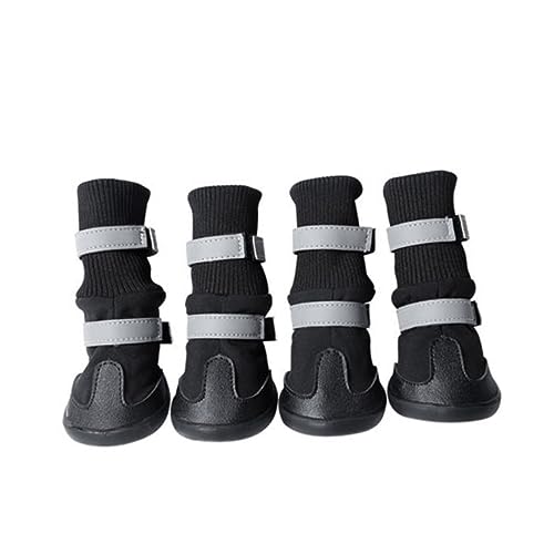 ORFOFE Welpe hundeschuhe Hunde Schuhe Dog Shoes Welpenschuhe Regenstiefel Schuhe für Hunde Haustierschuhe Stiefel für Hunde Hundestiefel rutschfest Schutz Hundepfote Platte von ORFOFE