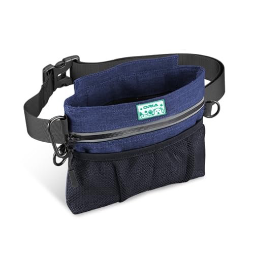 ORIA Hundetraining Leckerlibeutel, Magnetverschluss, Hundetrainingstasche mit Kotbeutelhalter, verstellbarer Gürtel, herausnehmbare Innentasche für Haustiertraining, Spazierengehen, Wandern, Laufen ORIA Hundetraining Leckerlibeutel, Magnetverschluss, Hundetrainingstasche mit Kotbeutelhalter, verstellbarer Gürtel, herausnehmbare Innentasche für Haustiertraining, Spazierengehen, Wandern, Laufen von ORIA