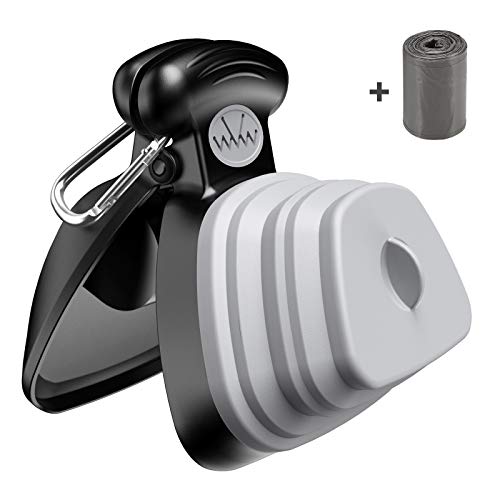 ORIA Tragbare Hundekotgreifer, Pooper Scooper, Faltbarer Hundekotschaufel mit Abfallsäcken Haustier-Toilette Abfallaufbewahrung Poop Scoop mit Pet Poop-Taschen, Poop Remover Abholwerkzeug - Grau ORIA Tragbare Hundekotgreifer, Pooper Scooper, Faltbarer Hundekotschaufel mit Abfallsäcken Haustier-Toilette Abfallaufbewahrung Poop Scoop mit Pet Poop-Taschen, Poop Remover Abholwerkzeug - Grau von ORIA