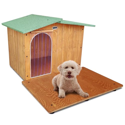 Hundehütten Hundehaus Hundehöhle mit Terrasse Aus Massiv Holz Echtholz Geshenk THERMOVORHANG Made in Italy Mod. Oasi B - Pudel 72x86xH53 Hundehütten Hundehaus Hundehöhle mit Terrasse Aus Massiv Holz Echtholz Geshenk THERMOVORHANG Made in Italy Mod. Oasi B - Pudel 72x86xH53 von ORIGINAL LEGNO