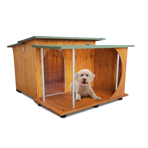 ORIGINAL LEGNO Hundehütten Hundehaus Hundehöhle mit Veranda Aus Massiv Holz Echtholz Geshenk THERMOVORHANG Made in Italy Mod. Italy B - Pudel 73x87xH51 ORIGINAL LEGNO Hundehütten Hundehaus Hundehöhle mit Veranda Aus Massiv Holz Echtholz Geshenk THERMOVORHANG Made in Italy Mod. Italy B - Pudel 73x87xH51 von ORIGINAL LEGNO