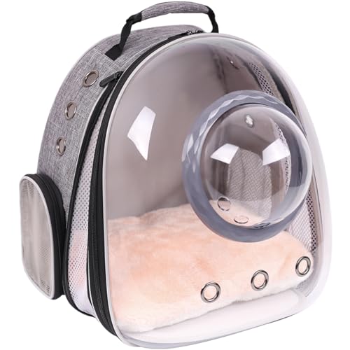 Katzenrucksack mit Frontverlängerung, Haustier-Reiserucksack für Kätzchen und kleine Hunde, klares Blasenfenster, Raumkapsel, Astronauten-Liked, tragbar, Tierarzt, Besuch, Buchtasche, Katzenrucksack mit Frontverlängerung, Haustier-Reiserucksack für Kätzchen und kleine Hunde, klares Blasenfenster, Raumkapsel, Astronauten-Liked, tragbar, Tierarzt, Besuch, Buchtasche, von ORIZZP