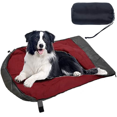 OROOTL Hunde-Schlafsack, Bett, tragbar, für Hunde, Outdoor-Reisen, wasserdicht, warm, für Welpen, Camping von OROOTL