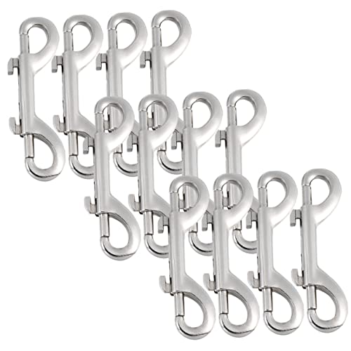 OSALADI 12 Stücke Haustier Leine Karabinerhaken Heavy Duty Metall Haken für Hundeleinen Rucksäcke und Dekorationen von OSALADI