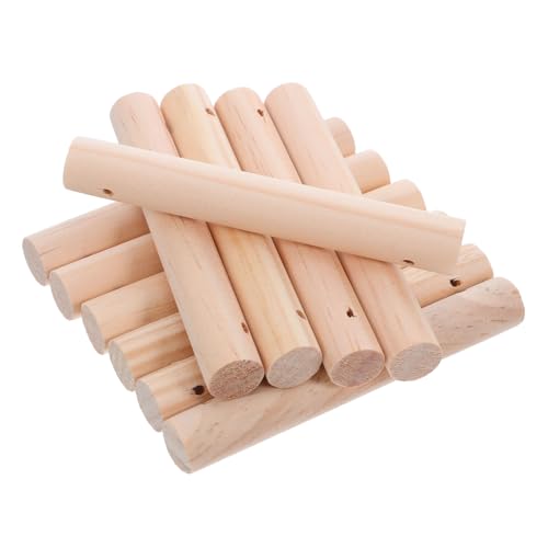 OSALADI 26 Stück Teiliges Holzstäbe für Vogelkäfig Vorgebohrte Robuste Holzrundstäbe als Ersatz für Seilleiter-sprossen DIY und Kletterleiter für Wellensittich Nymphensittich Kleintiere OSALADI 26 Stück Teiliges Holzstäbe für Vogelkäfig Vorgebohrte Robuste Holzrundstäbe als Ersatz für Seilleiter-sprossen DIY und Kletterleiter für Wellensittich Nymphensittich Kleintiere von OSALADI