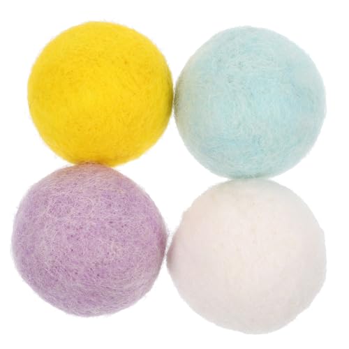 OSALADI 4Stücke Interaktive Kaufilzball Spielzeuge für Lustiges Hundespielzeug für Wurf und Jagdspiele Bissfestes Material zur Zahnpflege für Welpen OSALADI 4Stücke Interaktive Kaufilzball Spielzeuge für Lustiges Hundespielzeug für Wurf und Jagdspiele Bissfestes Material zur Zahnpflege für Welpen von OSALADI