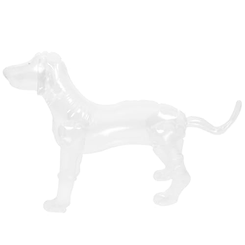 OSALADI Aufblasbare Hundeschaufensterpuppe Anzeige Mannequin Kleidung Atmungsaktiv Haustier Kostüme Hund Klein Züchten Aufblasbarer Hund Stand Party Ups Haustierhund Groß Kleider PVC Weiß OSALADI Aufblasbare Hundeschaufensterpuppe Anzeige Mannequin Kleidung Atmungsaktiv Haustier Kostüme Hund Klein Züchten Aufblasbarer Hund Stand Party Ups Haustierhund Groß Kleider PVC Weiß von OSALADI