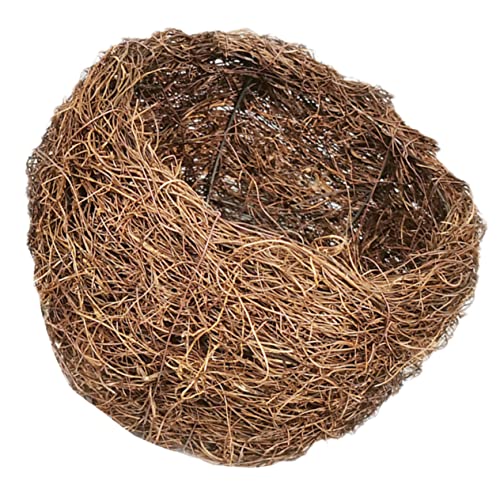 OSALADI Bird Nest Rattan Lampenschirm Für Garten Handgefertigte Deko-Lampe Für Außenbereich Als Weihnachts Ostergeschenk Wetterfest Und Elegant von OSALADI