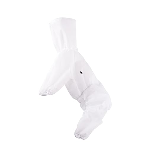 OSALADI Hundekleidung Für Sommer Atmungsaktive Leichte Und Schützende Hundejacke Mit Kapuze Für Outdoor-aktivitäten Weiß Sonnensicher Und von OSALADI