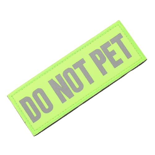 OSALADI Reflektierender Aufnäher Für Hundegeschirr Warnabzeichen Nicht Anfassen Stabile Befestigung Sichtbarkeit Bei Nacht Robustes Nylonmaterial Vielseitig Einsetzbar Für Servicehunde OSALADI Reflektierender Aufnäher Für Hundegeschirr Warnabzeichen Nicht Anfassen Stabile Befestigung Sichtbarkeit Bei Nacht Robustes Nylonmaterial Vielseitig Einsetzbar Für Servicehunde von OSALADI