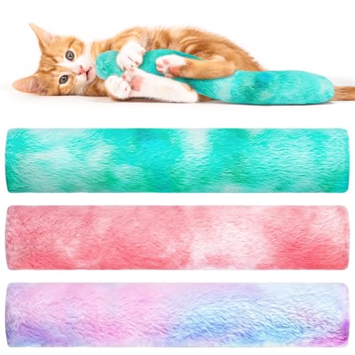 OSDUE 3Pcs Katzenminze Katzenspielzeug, Katzen Spielzeug Set, Katzenkissen mit Katzenminze Katzen Baldrian Kissen Plüsch Schmusekissen, Weiches Flauschiges Haustier beruhigendes Spielzeug OSDUE 3Pcs Katzenminze Katzenspielzeug, Katzen Spielzeug Set, Katzenkissen mit Katzenminze Katzen Baldrian Kissen Plüsch Schmusekissen, Weiches Flauschiges Haustier beruhigendes Spielzeug von OSDUE