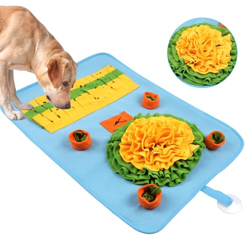 OSDUE Schnüffelteppich Hund, Futterschnüffel-Futtermatte, Hunde-Schnüffelmatte, Welpen-Trainingsmatte, Schnüffelspielzeug Interaktive Hundespielzeug, Hunde Spielteppich für Alle Hunderassen, 68 x 45CM OSDUE Schnüffelteppich Hund, Futterschnüffel-Futtermatte, Hunde-Schnüffelmatte, Welpen-Trainingsmatte, Schnüffelspielzeug Interaktive Hundespielzeug, Hunde Spielteppich für Alle Hunderassen, 68 x 45CM von OSDUE