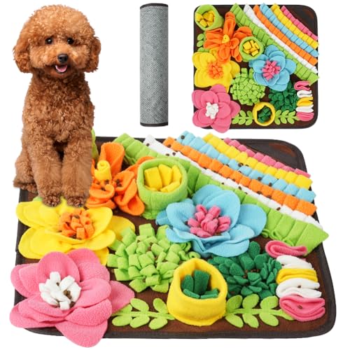 OSDUE Schnüffelteppich Hund, Futterschnüffel-Futtermatte, Hunde-Schnüffelmatte Welpen-Trainingsmatte Schnüffelspielzeug Interaktive Hundespielzeug Hunde Spielteppich für Alle Hunderassen 39x39CM OSDUE Schnüffelteppich Hund, Futterschnüffel-Futtermatte, Hunde-Schnüffelmatte Welpen-Trainingsmatte Schnüffelspielzeug Interaktive Hundespielzeug Hunde Spielteppich für Alle Hunderassen 39x39CM von OSDUE