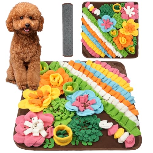 OSDUE Schnüffelteppich Hund, Futterschnüffel-Futtermatte, Hunde-Schnüffelmatte Welpen-Trainingsmatte Schnüffelspielzeug Interaktive Hundespielzeug Hunde Spielteppich für Alle Hunderassen 50x50CM OSDUE Schnüffelteppich Hund, Futterschnüffel-Futtermatte, Hunde-Schnüffelmatte Welpen-Trainingsmatte Schnüffelspielzeug Interaktive Hundespielzeug Hunde Spielteppich für Alle Hunderassen 50x50CM von OSDUE