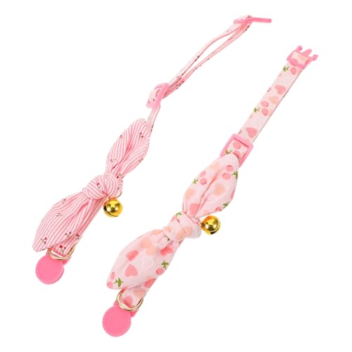 OSOLADY 2 Stück Haustierhalsband Glockenhalsband für Haustiere Mädchen-Kätzchenhalsband süßes Welpenhalsband Hundehalskragen kleines hundehalsband Sommerhalsband für Haustiere Metall Rosa OSOLADY 2 Stück Haustierhalsband Glockenhalsband für Haustiere Mädchen-Kätzchenhalsband süßes Welpenhalsband Hundehalskragen kleines hundehalsband Sommerhalsband für Haustiere Metall Rosa von OSOLADY