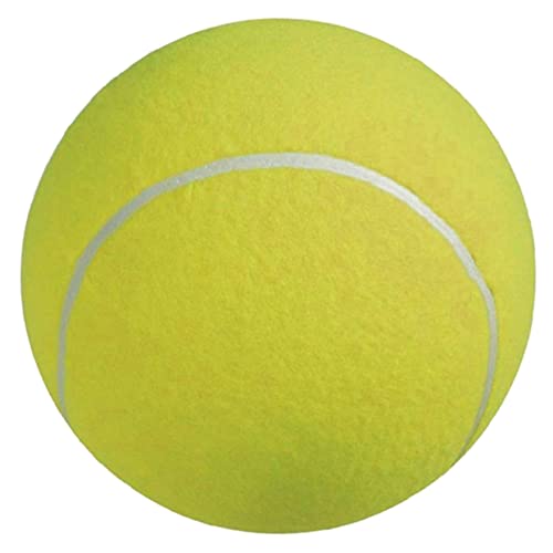 OSOLADY 2Stücke Riesiger Aufblasbarer Tennisball Flexibles Haustierspielzeug mit Flanelloberfläche für Hunde für Unterschriften Kauspielzeug von OSOLADY