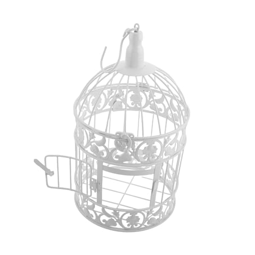 OSOLADY Eleganter Europäischer Vogelkäfig aus Dekoratives Accessoire für Hochzeiten und Hotels Kleine Vogelkäfigdekoration für Tischmittelstücke und Innendekoration OSOLADY Eleganter Europäischer Vogelkäfig aus Dekoratives Accessoire für Hochzeiten und Hotels Kleine Vogelkäfigdekoration für Tischmittelstücke und Innendekoration von OSOLADY