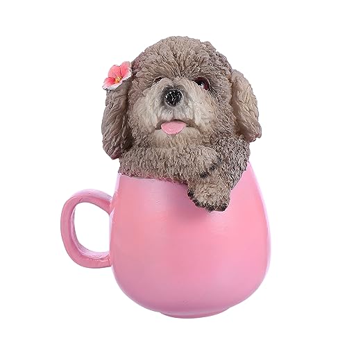 OSOLADY -Hund-Ornament Welpe Hundespielzeug Haustierspielzeug Hunde für Hunde realistische hundefigur Hündchen Figur Ornament Harz Grey OSOLADY -Hund-Ornament Welpe Hundespielzeug Haustierspielzeug Hunde für Hunde realistische hundefigur Hündchen Figur Ornament Harz Grey von OSOLADY