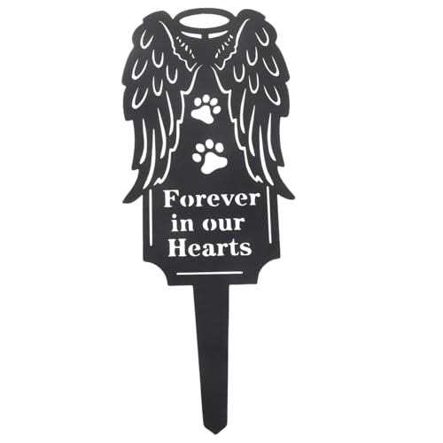 OSOLADY Metall Haustier Gedenkpfahl Langlebig Robust für Garten Grab Dekorativer Hund Katze Erinnerungsstecker Wetterfest für Rasen Außenbereich Gedenktafel und Grabmarkierung OSOLADY Metall Haustier Gedenkpfahl Langlebig Robust für Garten Grab Dekorativer Hund Katze Erinnerungsstecker Wetterfest für Rasen Außenbereich Gedenktafel und Grabmarkierung von OSOLADY