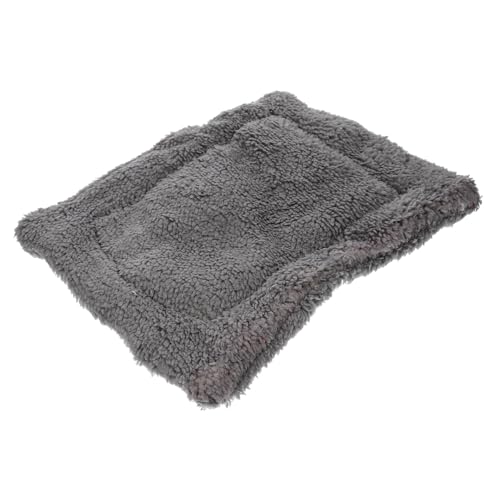 OSOLADY Pet Sleeping Cushion aus Dickem Lammfell für Kleine Tiere Warme Schlafmatte für Hamster Kaninchen Meerschweinchen und Chinchillas Weiche Winternest Unterlage Graues Großes OSOLADY Pet Sleeping Cushion aus Dickem Lammfell für Kleine Tiere Warme Schlafmatte für Hamster Kaninchen Meerschweinchen und Chinchillas Weiche Winternest Unterlage Graues Großes von OSOLADY