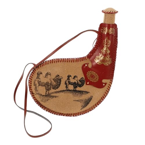 OSOLADY Wasserbeutel Vintage Stil Tasche Tragbar Verschleißfest Für Wein Bier Outdoor Camping Wandern OSOLADY Wasserbeutel Vintage Stil Tasche Tragbar Verschleißfest Für Wein Bier Outdoor Camping Wandern von OSOLADY